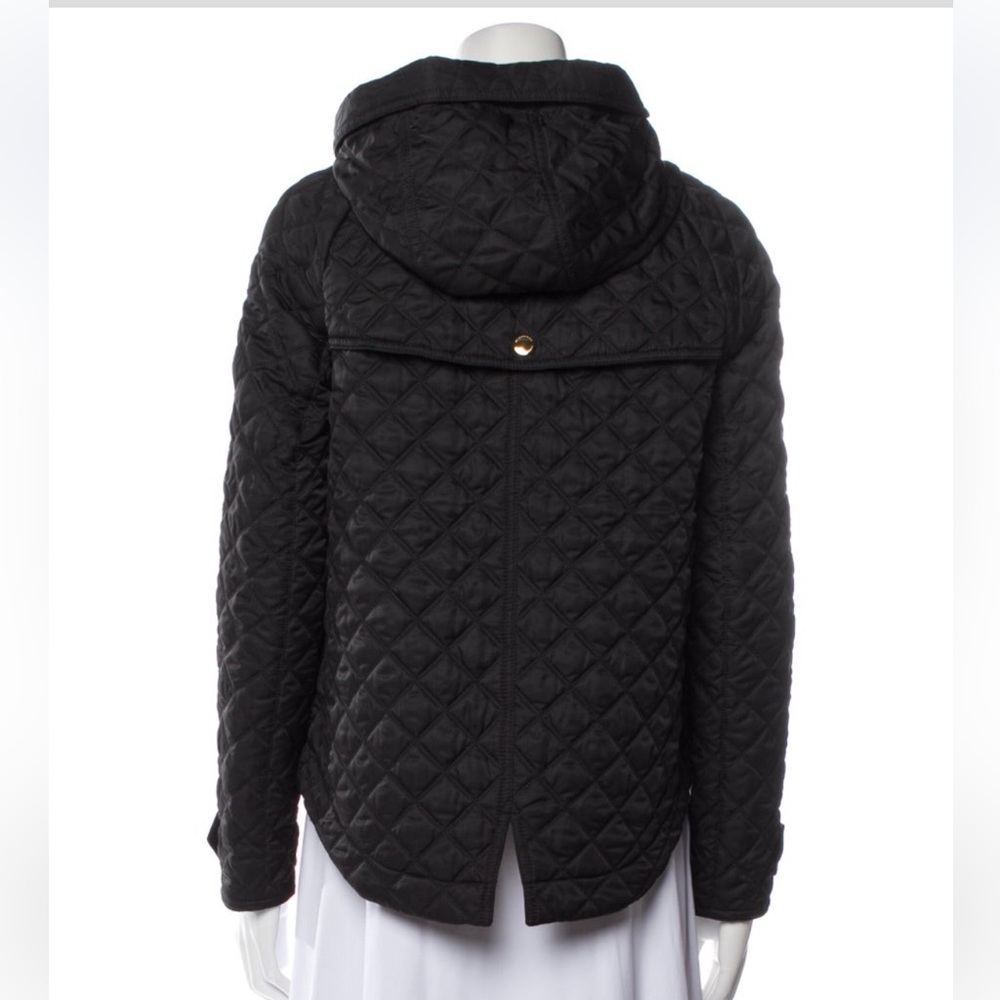 Burberry Black Quilted Hooded Jacket - Picture 11 of 15